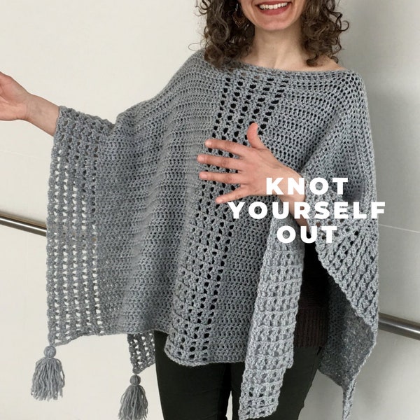 Easy Shawl Wrap Crochet PATTERN, Crochet Poncho Pattern, Crochet Patterns for Women, Crochet Bolero Pattern, Garment, PDF, Crochet Cardigan