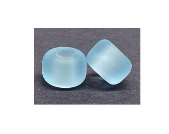 Big Hole Handmade Lampwork Beads From Murano Glass 2 Pcs