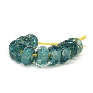 Handmade Lampwork Beads From Murano Glass Tamara Yarilo Brand 10 Pcs