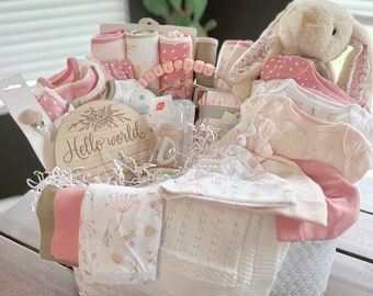 Girl/Boy Baby Shower Custom Gift Basket