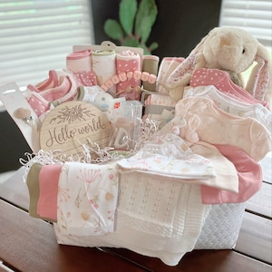 Girl/Boy Baby Shower Custom Gift Basket