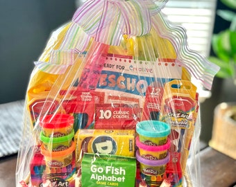 Preschool Craft Art Kids Large Gift Basket