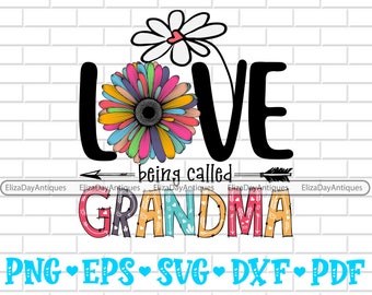Download Flower Grandma Svg Etsy