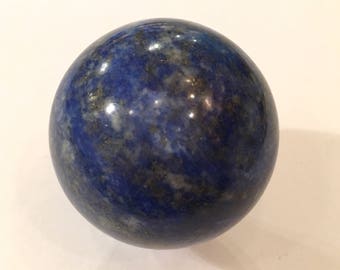 LAPIS LAZULI Sphere// Polished Lapis Lazuli SPHERE// Crystal Ball// Gemstone Sphere// Healing Gemstone// Home Decor// Healing Tools// Lapis