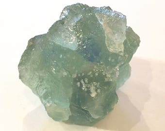 Green FLUORITE// Raw Fluorite CLUSTER/ Crystal Cluster// Raw Healing Gemstone/ Home Decor// Healing Tools/ Statement Piece// Blue Fluorite