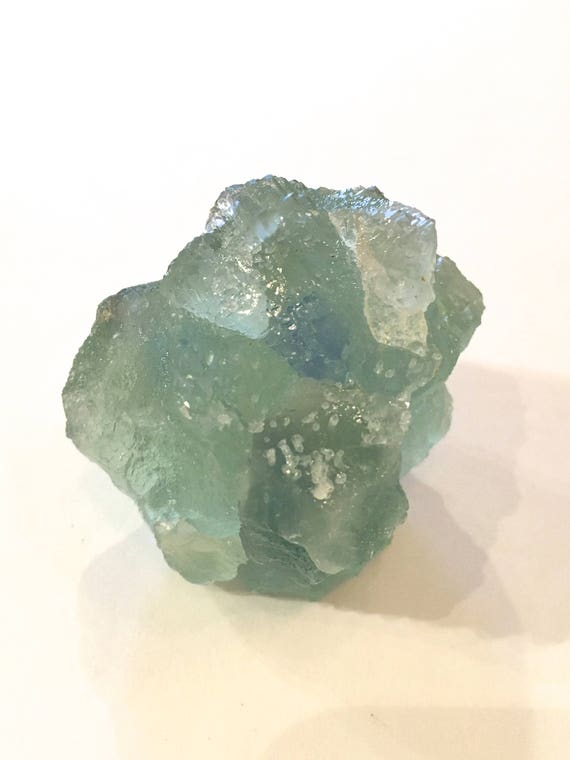 Green FLUORITE// Raw Fluorite CLUSTER/ Crystal Cluster// Raw Healing Gemstone/ Home Decor// Healing Tools/ Statement Piece// Blue Fluorite