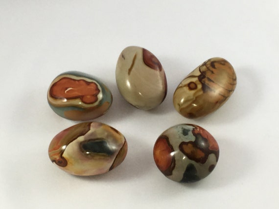 Polished POLYCHROME JASPER// Tumbled Jasper// Healing Gemstone// Healing Tools// Home Decor// All Chakras//