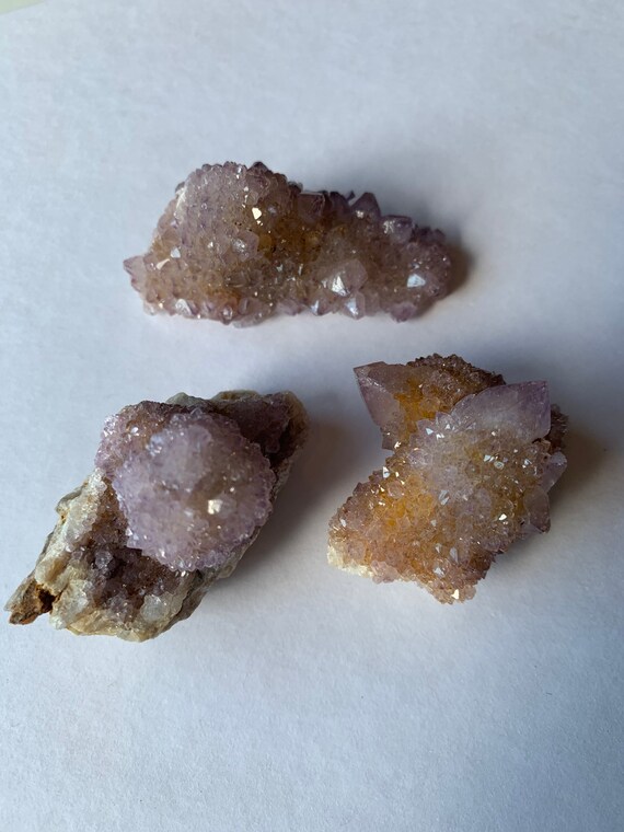 Beautiful NATURAL SPIRT QUARTZ Points// Cactus Amethyst// Healing Gemstones// Home Decor// Healing Tools// Crystal Points// Healing Crystals