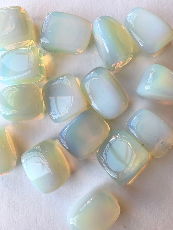 Beautiful Tumbled OPALITE Healing Gemstone// Tumbled Stones// Healing Crystals// Healing Tools// Sea Opal// Chakra Balancing// Opalite