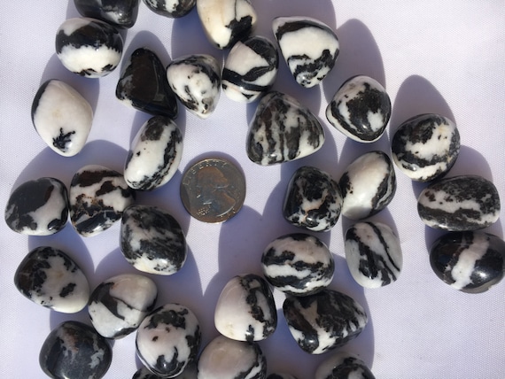 Beautiful Tumbled ZEBRA JASPER Healing Gemstone// Tumbled Jasper// Tumbled Stones// Polished Jasper// Healing Crystals// Healing Tools