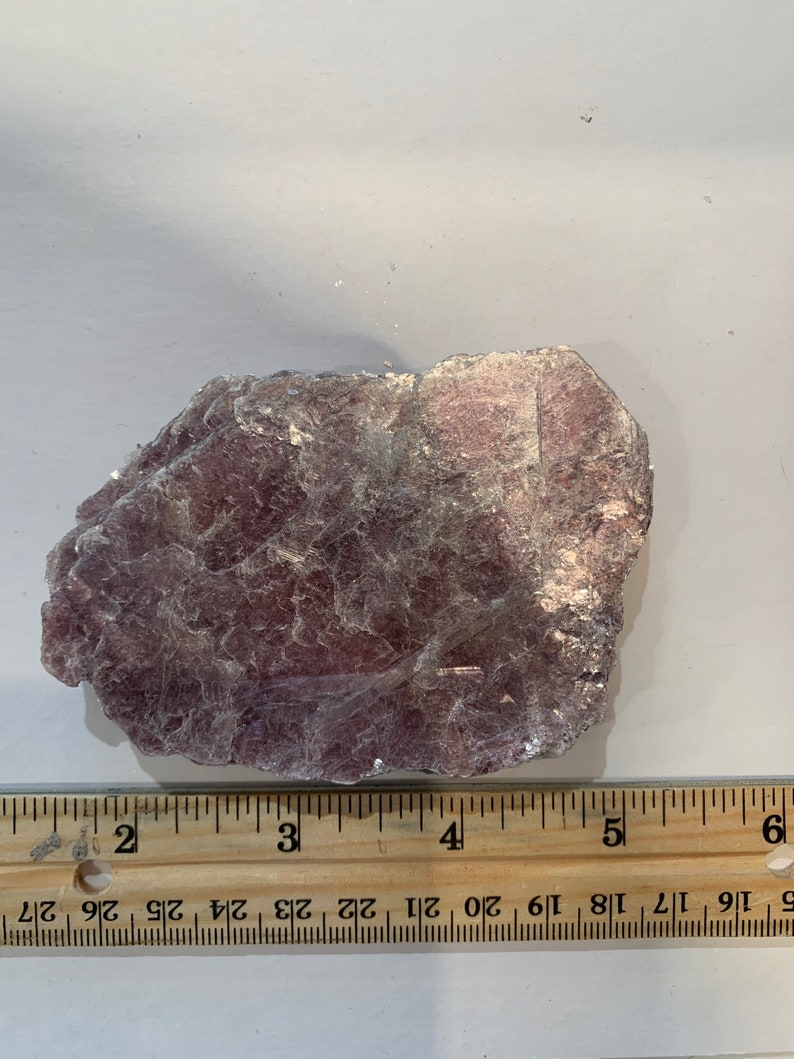 Beautiful Raw LEPIDOLITE Healing Gemstone// Lepidolite// Raw Specimen// Raw Crystals// Healing Tools// Healing Crystals// Home Decor/ Mica image 7