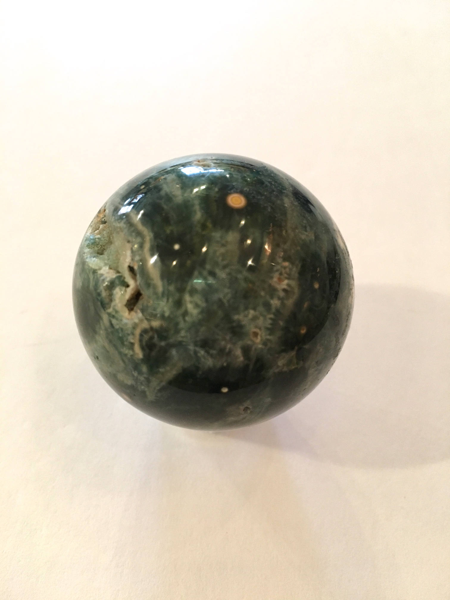 OCEAN JASPER Sphere// Jasper Sphere// Crystal Sphere// Healing Gemstone