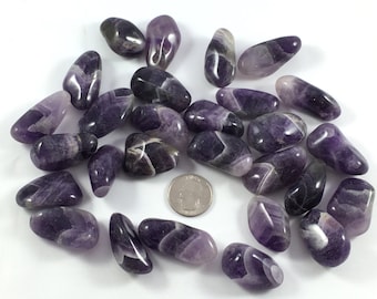 Beautiful Tumbled AMETHYST Healing Gemstone// Amethyst// Tumbled Stones// Healing Crystals// February Birthstone// Crown Chakra Stones