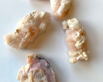 Beautiful Raw PINK OPAL Healing Gemstone// Pink Opal// Raw Stones// Healing Crystals// Healing Tools// Natural Pink Opal//October BIRTHSTONE