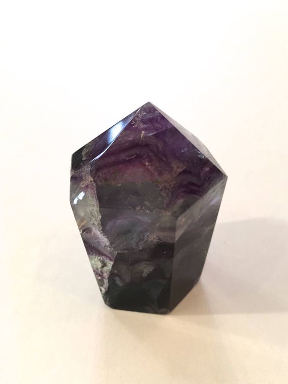 FLUORITE OBELISK// RAINBOW Fluorite// Healing Gemstones// Home Decor// Healing Tools// Carved Obelisks// Crystal Points// Healing Crystals