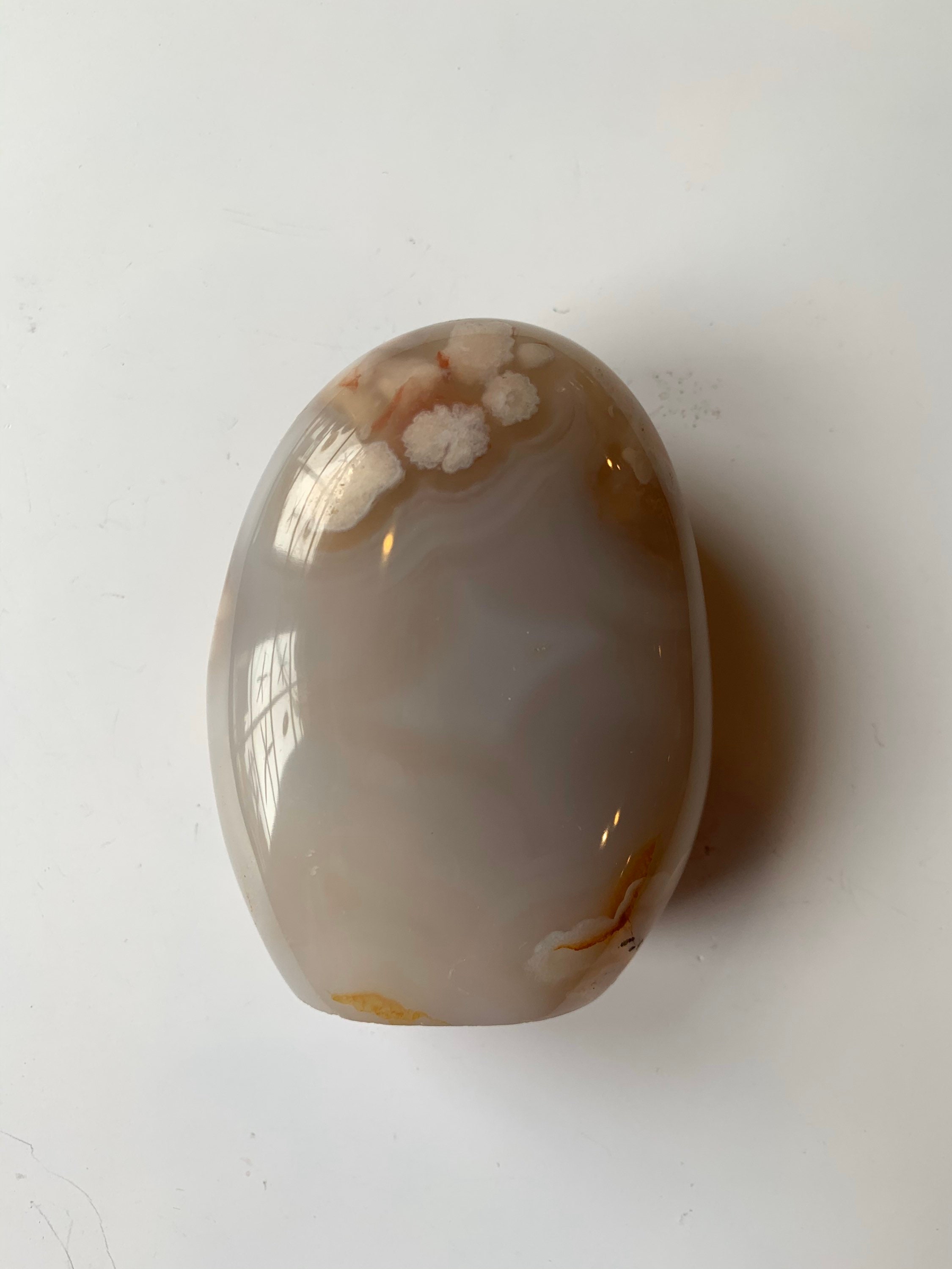 FLOWER AGATE// Polished Flower Agate Statement Piece ...