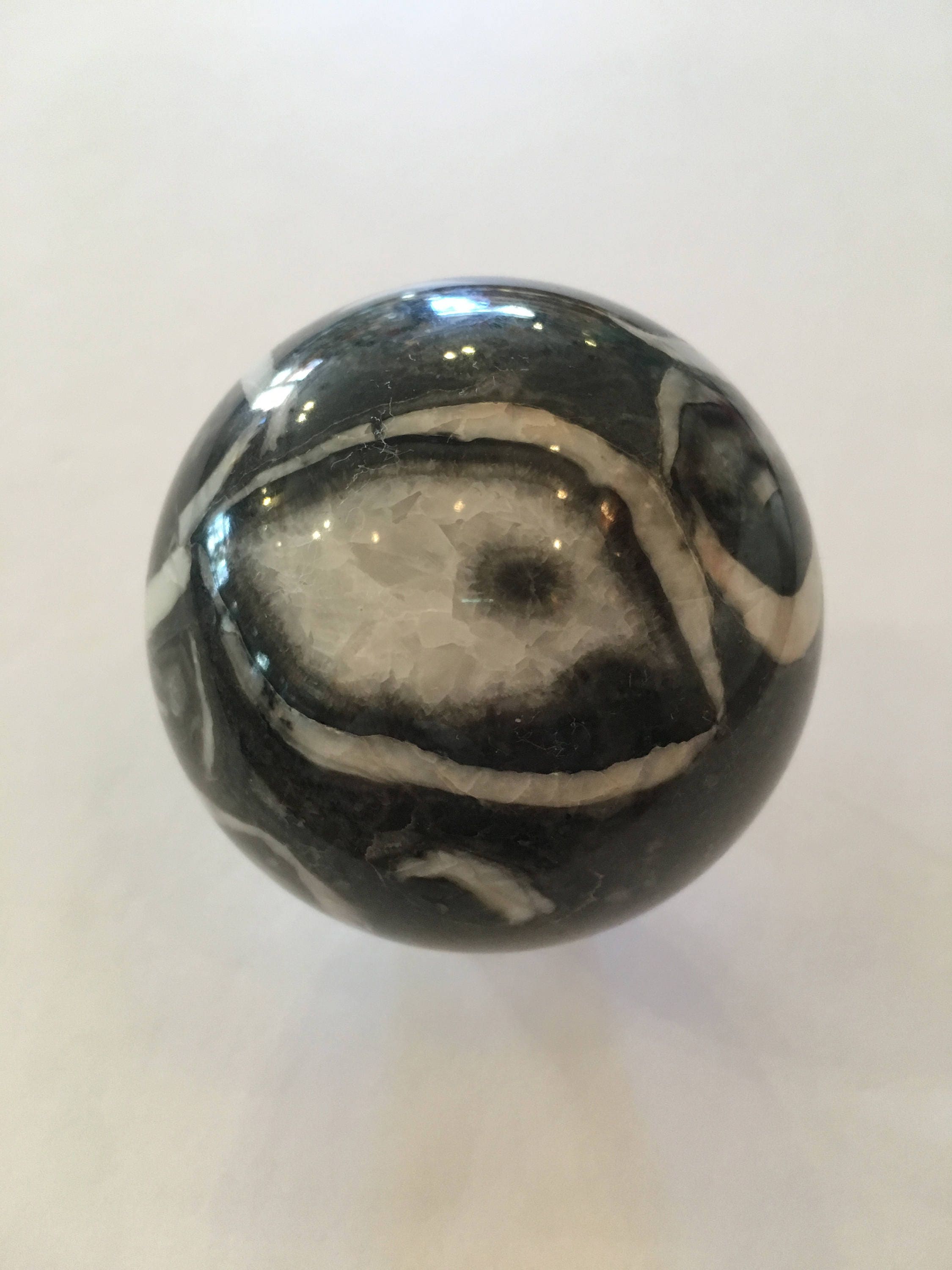 SHELL JASPER Sphere// Jasper Sphere// Crystal Sphere// Healing Gemstone