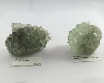 FLUORITE Healing Gemstone// Raw Crystals// Green Fluorite// Home Decor// Healing Tools// Statement Piece// From China