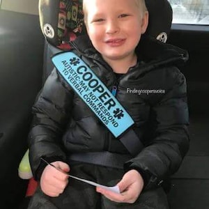Avviso medico sulla copertura della cintura di sicurezza per gli operatori di emergenza - disabilità allergiche all'autismo
