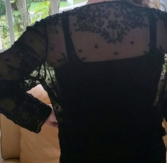 Black shrug, evening shrug, black wrap, women's cl
