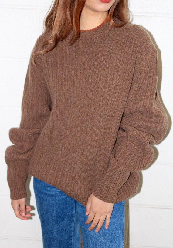 Merino Wool Sweater (XL) .Unisex Oversized Sweater