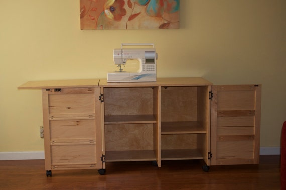 Sewing Cabinet Sewing Machine Table Etsy