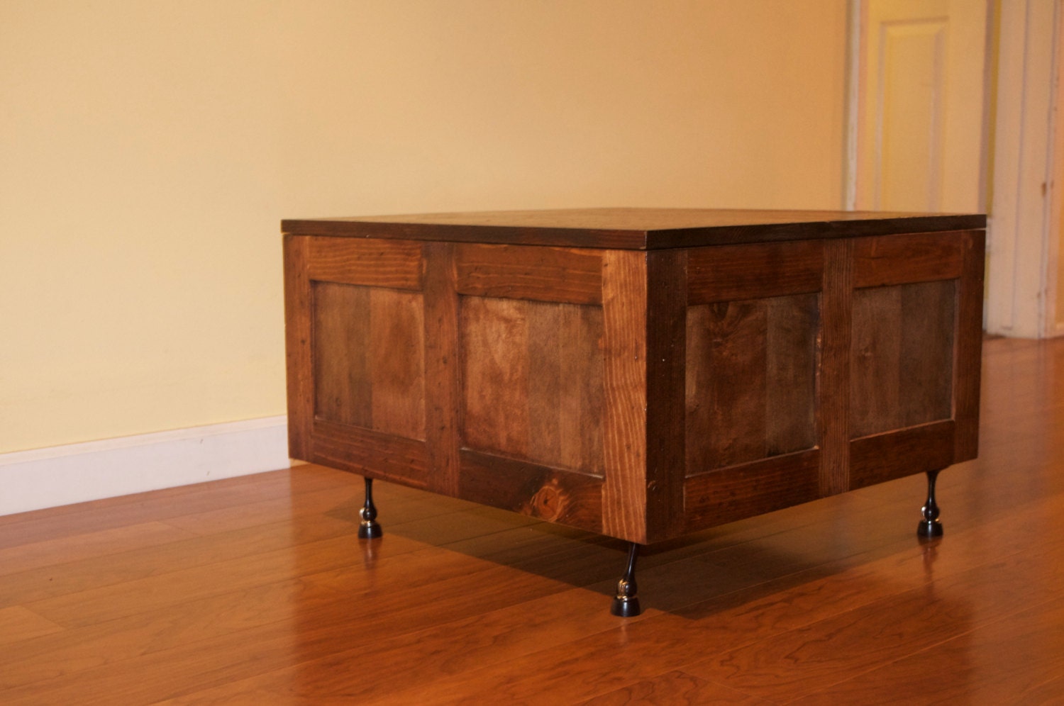 Square Coffee Table with Storage Etsy