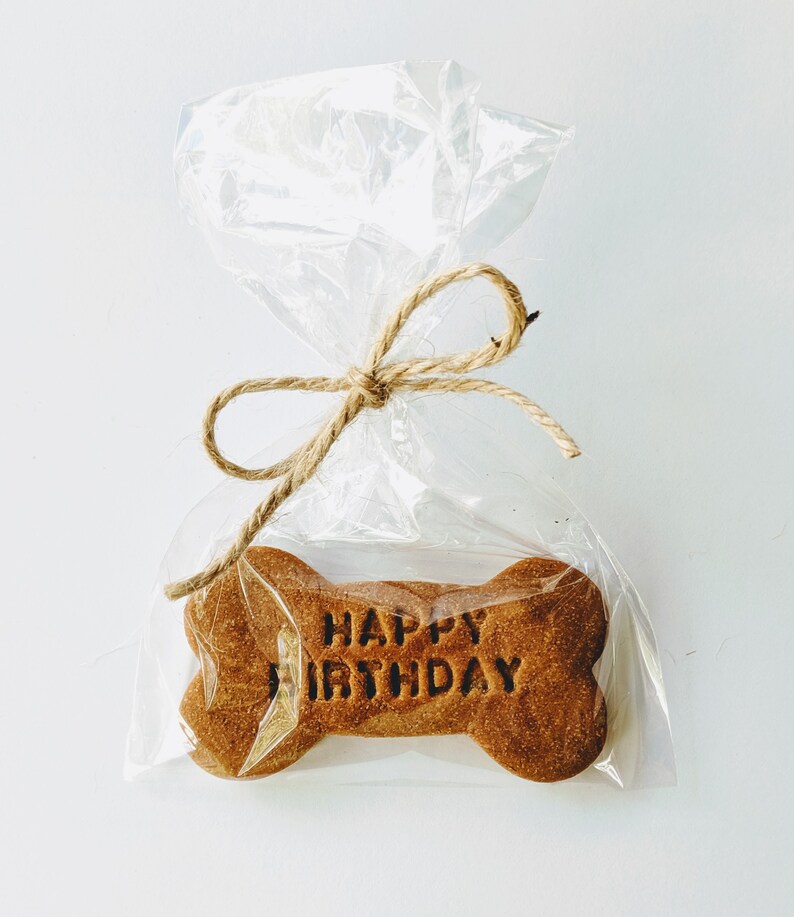 Happy Birthday Dog Bone Treat Etsy Italia
