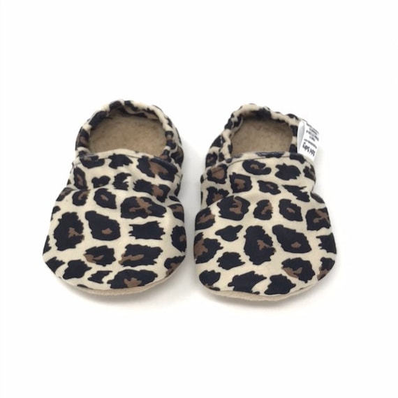 leopard print baby moccasins