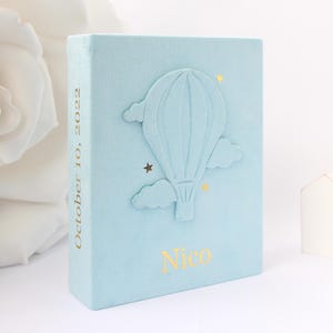 Baby Photo Album with Sleeves for 4x6 in | 10x15 cm photos. Slip In Photo Album Hand Made. Modern Pregnany Gift for Mom. Baby Shower Gift