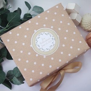 NEW!!!Personalized Linen Baby Memory Box | Personalised Baby Keepsake Photo Box | Newborn Keepsake Box | Baby Shower Gift Box | First