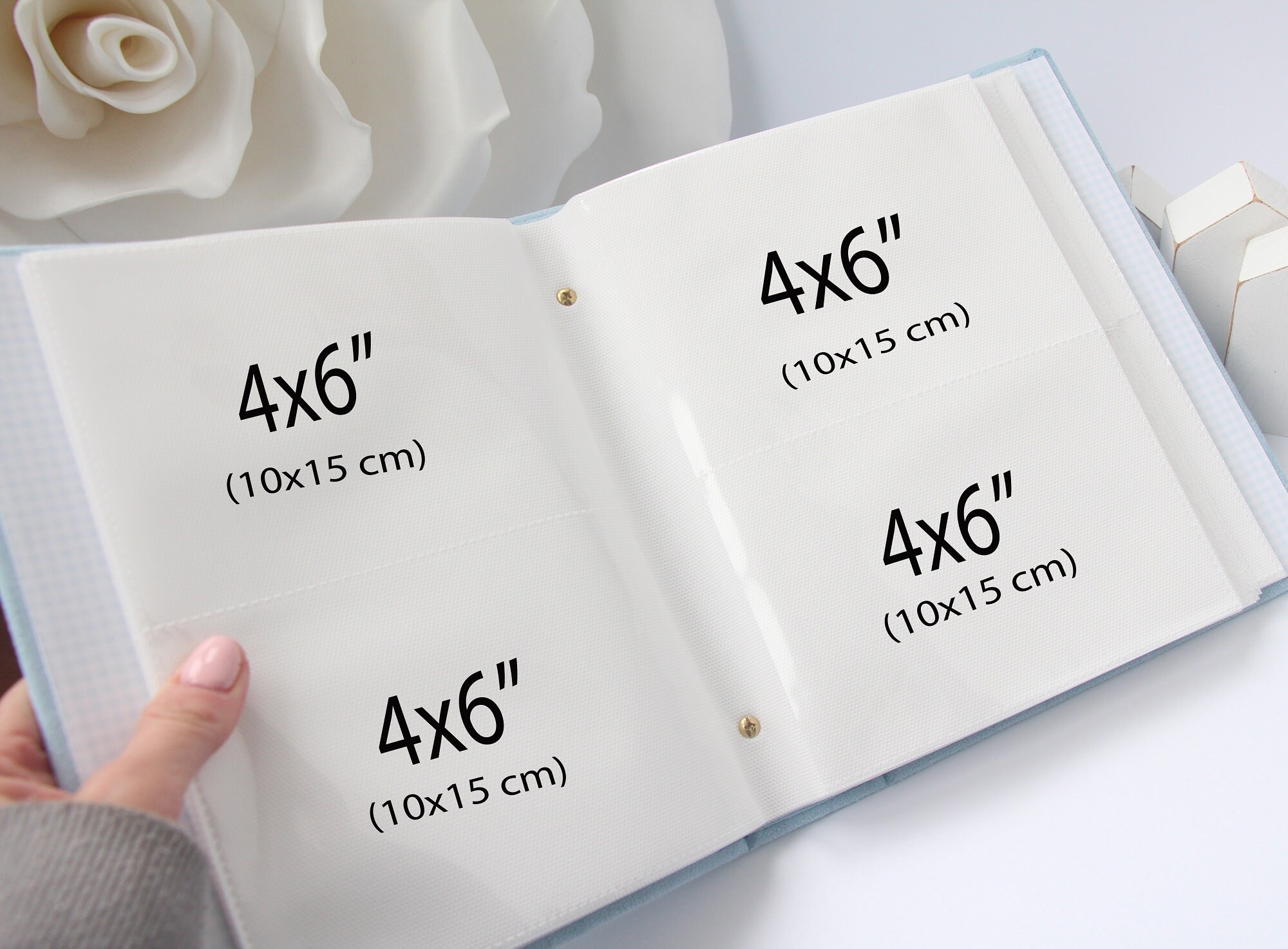 Personalized Baby Photo Album 4x6 Modern Baby Album Baby Etsy