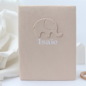 Personalized baby photo album 4 х 6. Baby photo album with elephant . Baby photo album 192 photos