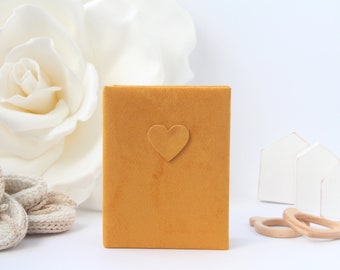 Álbum de fotos de bebé con corazón. Regalo para futura mamá. Álbum de fotos de bebé personalizado de 10x15 cm. Álbum de fotos de boda. Álbum de fotos de otoño. Álbum familiar de otoño.