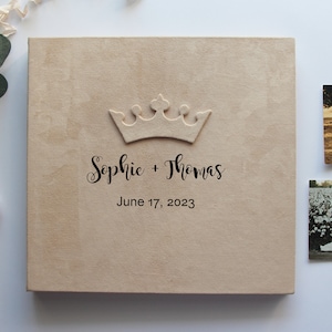 Personalized Wedding Photo Album 4x6 in. Wedding Album With Foil Lettering  Slip In Photo Album. Photo Album with Sleeves for 200 Photos.