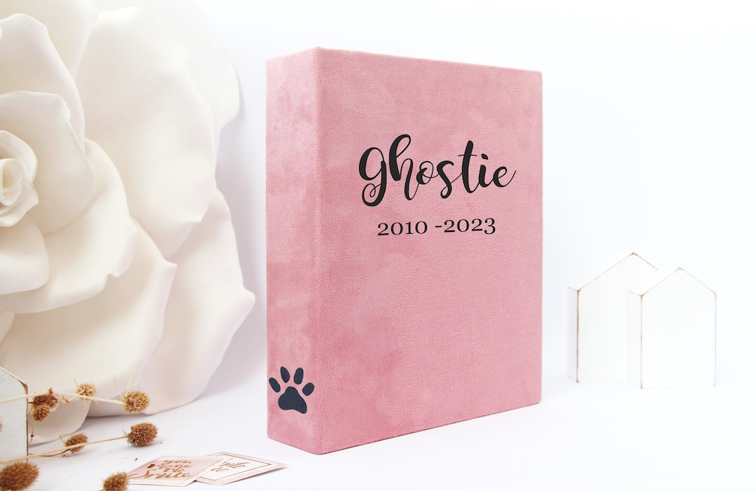 thumbnail image 2 of Personalised Dog Memorial Photo Album - Kenro Keepsake For Pet Loss - Custom Photo Book 2 of 6