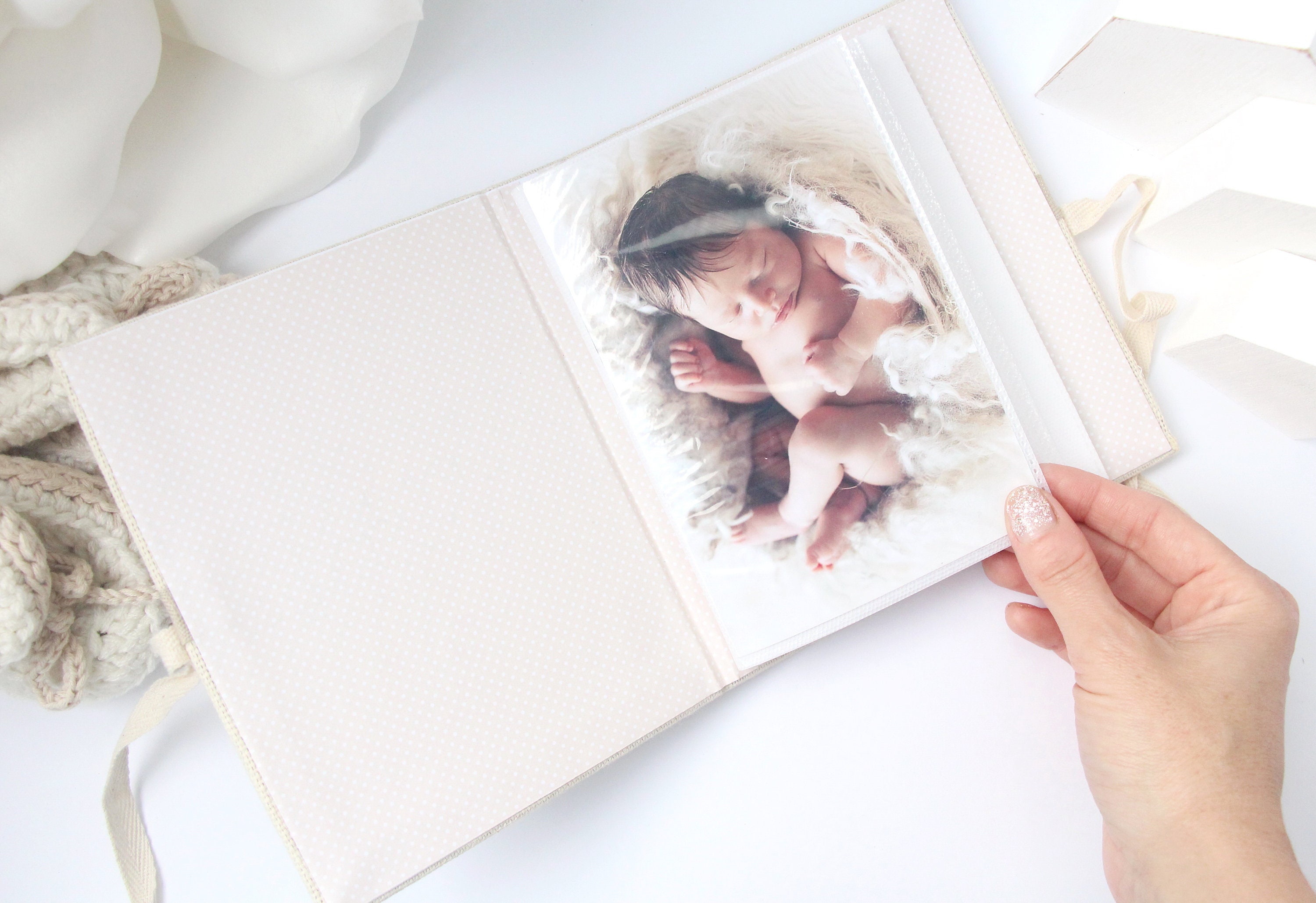 Personalized Baby Photo Album. Girl Baby Album. First Year Etsy