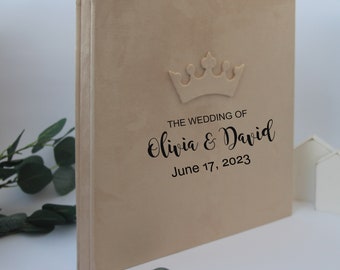 Large Wedding Photo Album. Self-adhesive Personalised Wedding Album 4x6. Anniversary Scrapbook photo album.