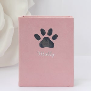 Pet Photo Album. Dog or Cat Memorial Album . Personalised Pet Photo Album. Cat photo album 4x6. Dog Scrapbook Memorial Photo Album.
