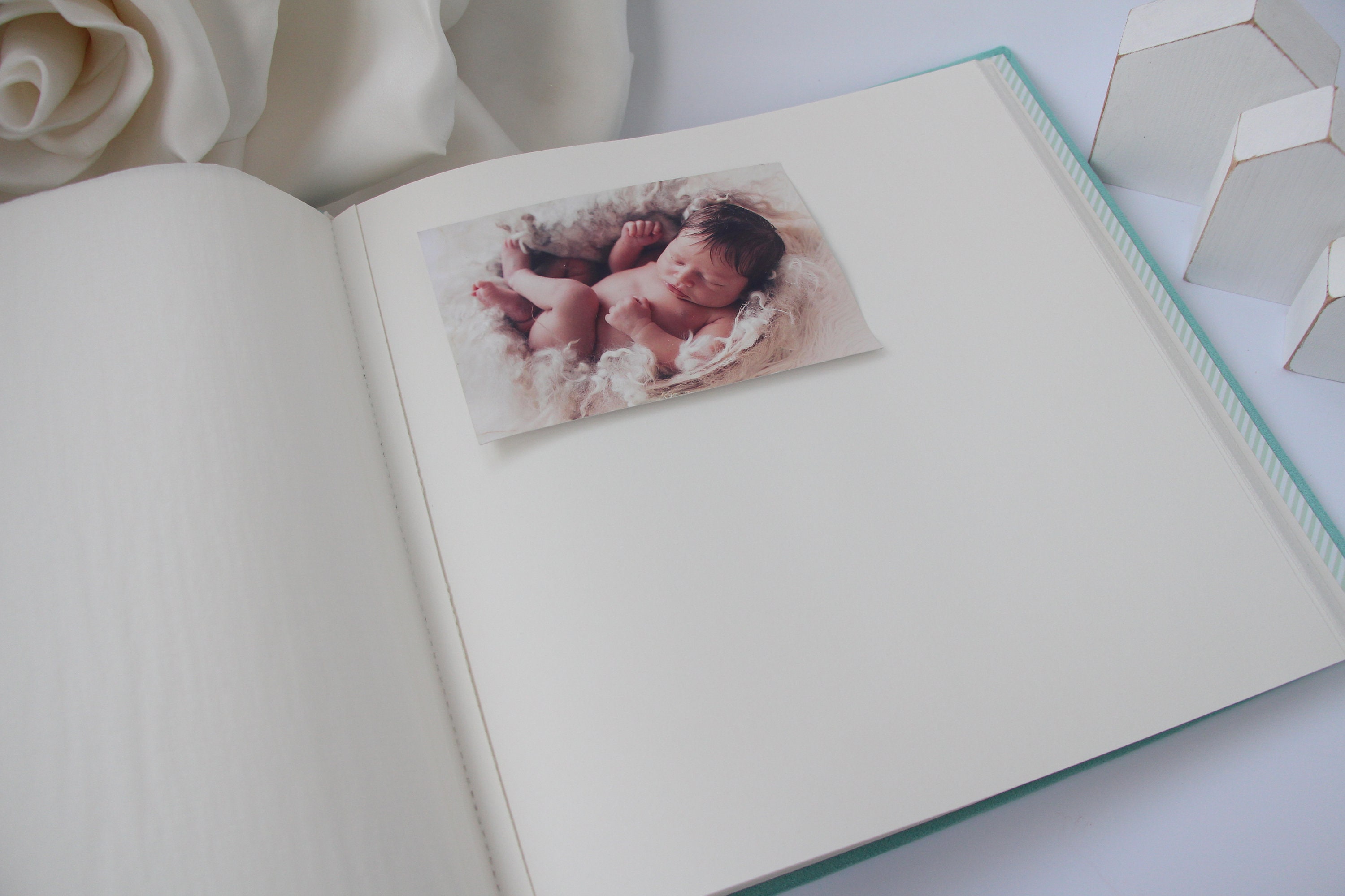 Baby book. Baby photo album 8х10. Girl baby album. First Etsy