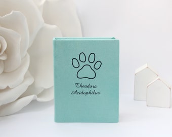 Álbum de fotos personalizado para mascotas de 4x6 pulgadas. Álbum de recuerdos fotográficos para perros y gatos.