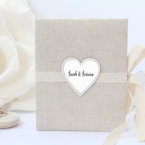 Wedding Photo Album with Heart. Personalized Photo Album 4x6. Family Photo Album. Custom Photo Album 4x6. Scrapbook Album.Anniversary Album