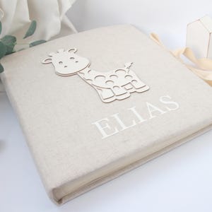 Personalized Large Traditional Baby Photo Album. Girl Boy Baby Photo Book. 1 st Year Photo Album Book 4x6. Baby Shower Gift. Gift New Mother