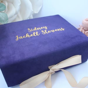 Baby Memory Box | Personalized Baby Keepsake Box | Newborn Keepsake Gift Box | Gender Neutral Wooden Gift Box | Baby Shower Gift Box
