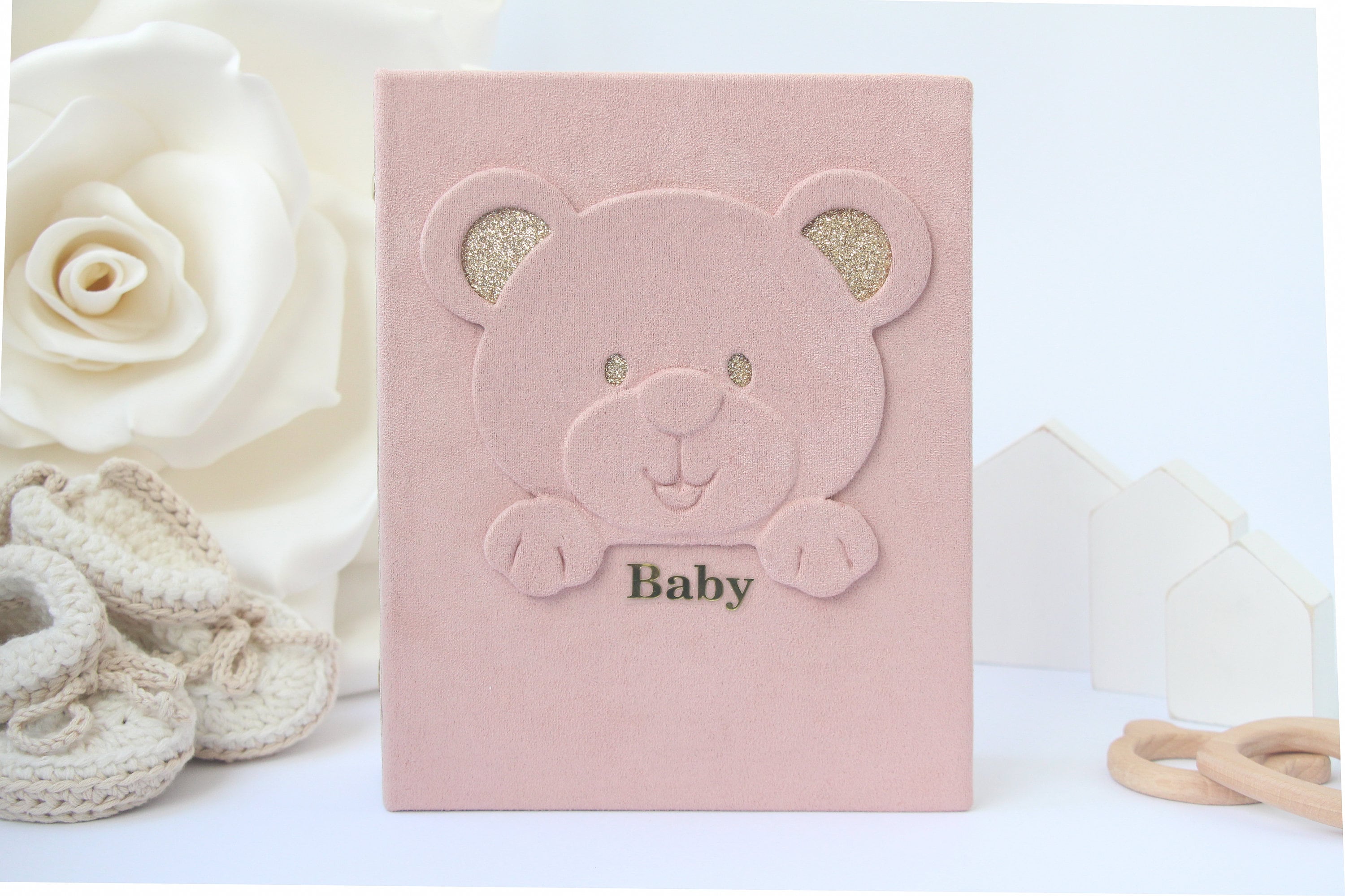 Baby Girl Photo Album 4x6 Personalised Baby Photo Album Etsy