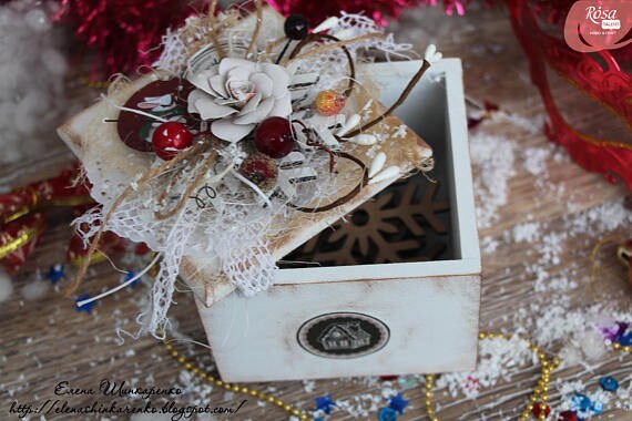 Gift Box Handmade Gift Box With Lid Box Valentines Day Small Etsy