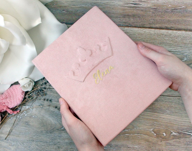 Personalized Baby Photo Album 4x6. Baby Photo Album Pink. Etsy