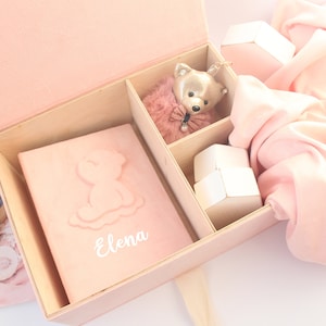 Personalized First Baby Keepsake Box, Baby Girl Personalized Box,Baby Memory Box, Personalised Baby Keepsake Box, Baby Shower Box. image 2