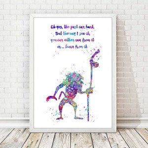 Rafiki Poster Watercolor The Lion King Print Quote Art Mufasa Posters Kids Simba Children Nursery Wall Decor Christmas Gift Sale item A201