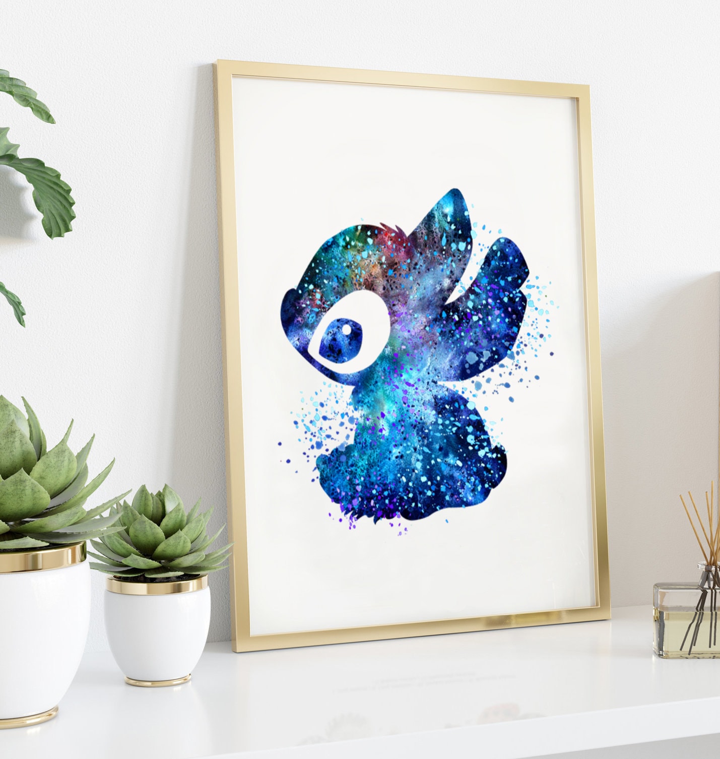 Disney Lilo & Stitch Posters and Prints Paintings Canvas Pictures Anime  Watercolor for Living Room Home Decoration No Frame - AliExpress